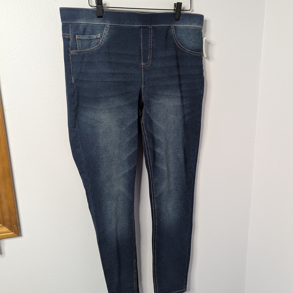 NWT Justice Jeans Jegging Women’s Plus 20‎ Mid Rise Soft Stretch Denim Leggings